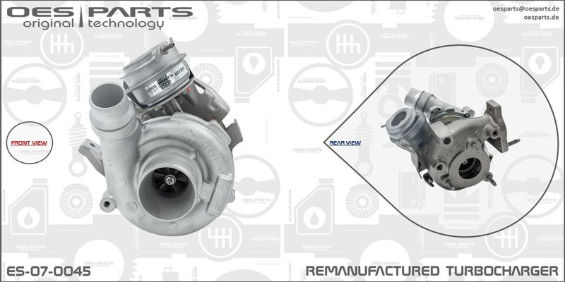 OES PARTS Kompresors, Turbopūte ES-07-0045